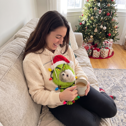 Grinch Pet Pouch Hoodie
