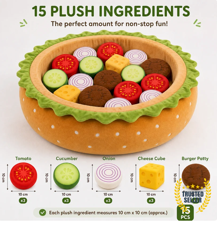 PupWell™ - Burger Dog Ball Pit